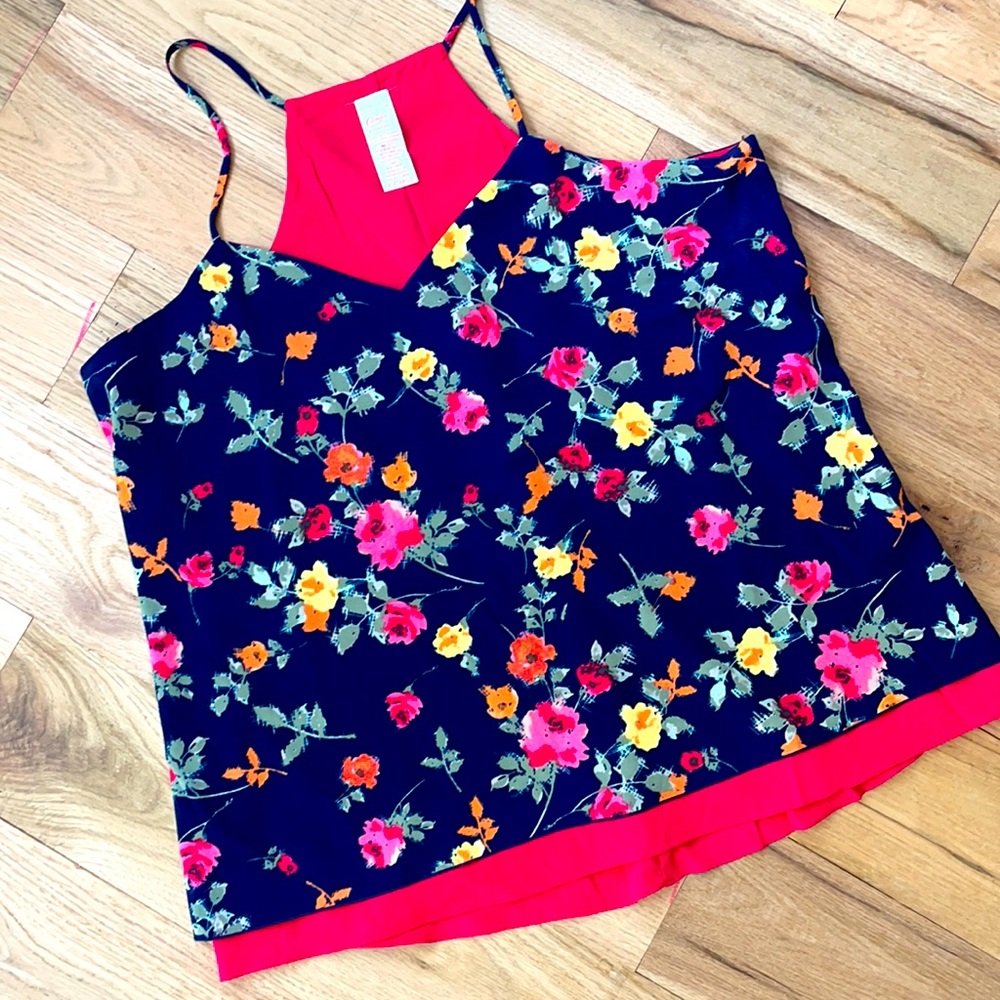 Reversible Floral Tank